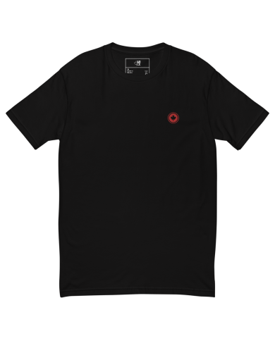 Camiseta ajustada de manga corta Hombre CA-308/0100