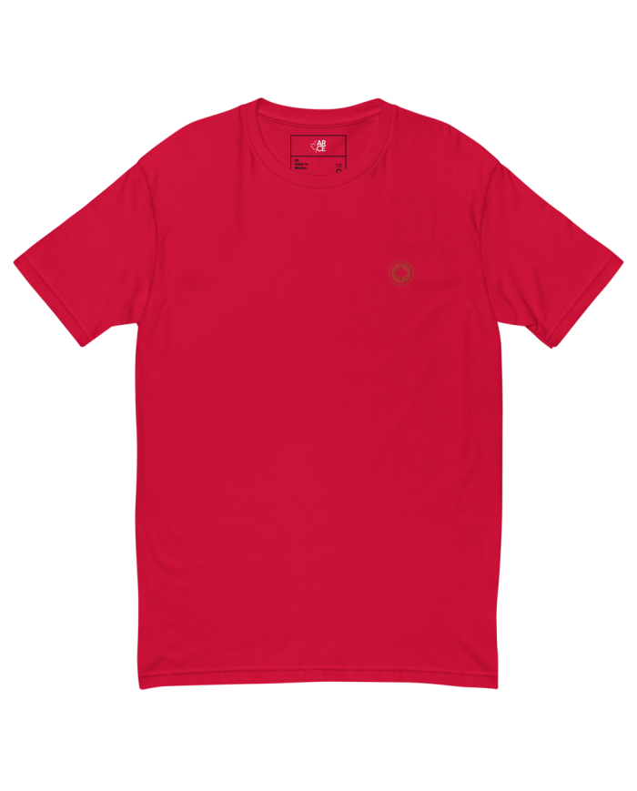 Camiseta ajustada de manga corta Hombre CA-308/0100
