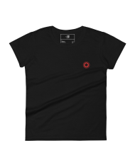 Camiseta ajustada de manga corta para Mujer CM-205/0100