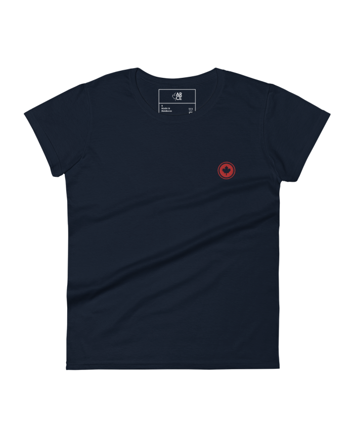 Camiseta ajustada de manga corta para Mujer CM-205/0100