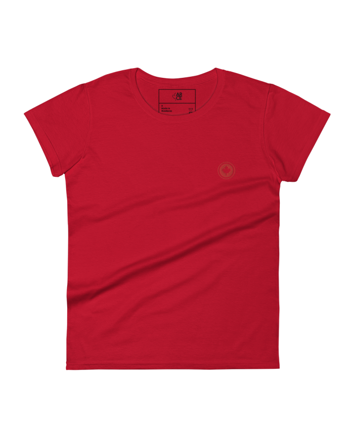 Camiseta ajustada de manga corta para Mujer CM-205/0100