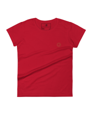 Camiseta ajustada de manga corta para Mujer CM-205/0100
