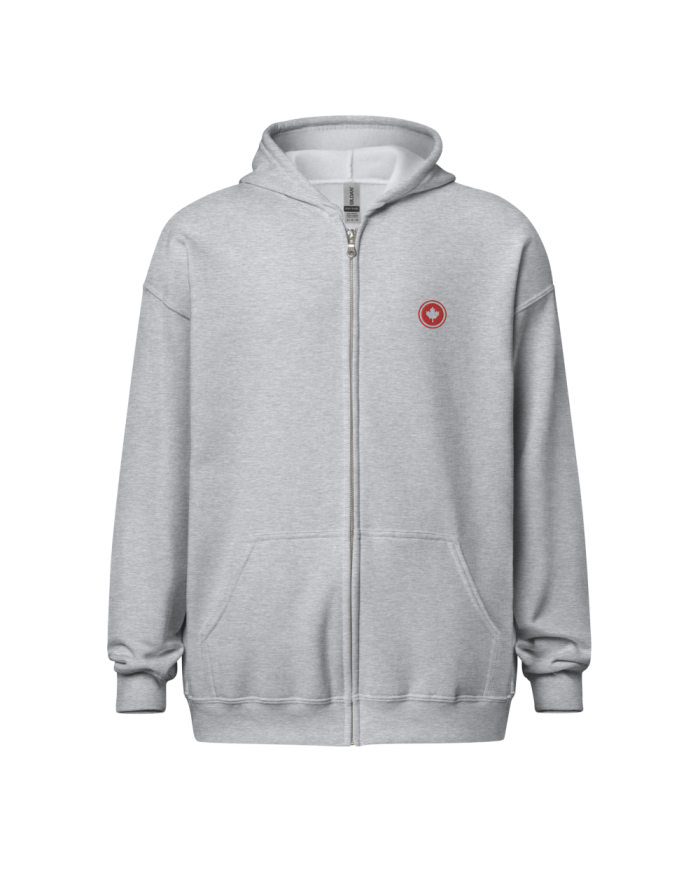 Thick hooded sweatshirt with zipper Woman SG-109/0100