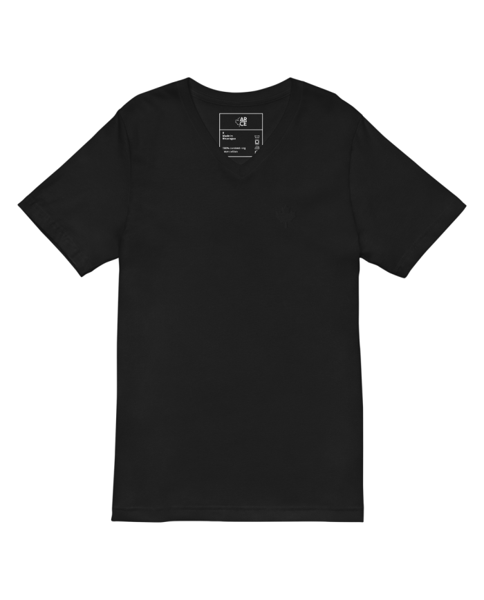 Camiseta de manga corta y cuello de pico Mujer CC-210/0102